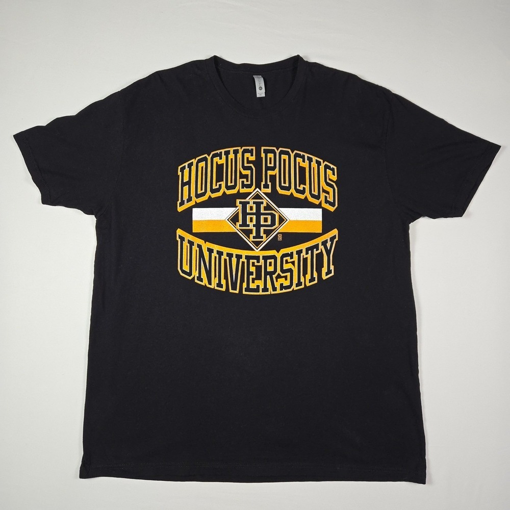 Hocus Pocus University Women's XXL T-Shirt Black Halloween Graphic Tee